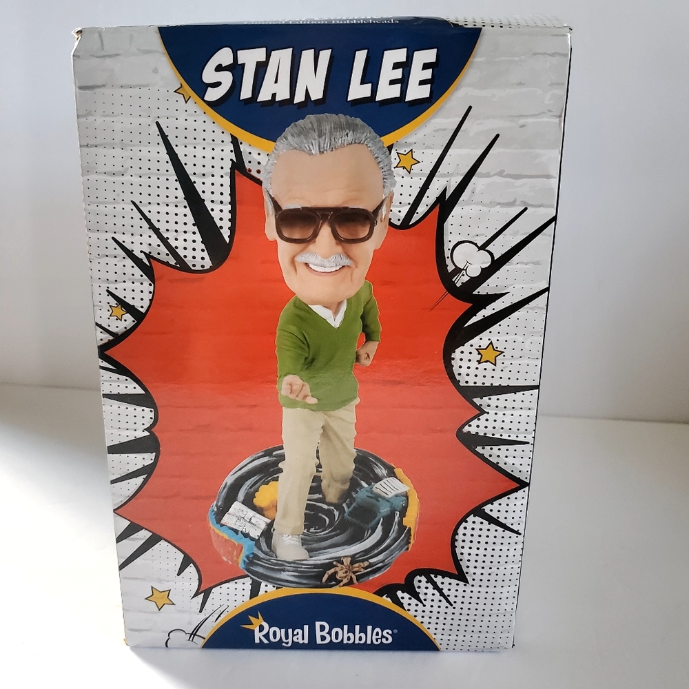 Royal Bobbles Stan Lee Comics Creator Bobblehead 7 Inches Tall